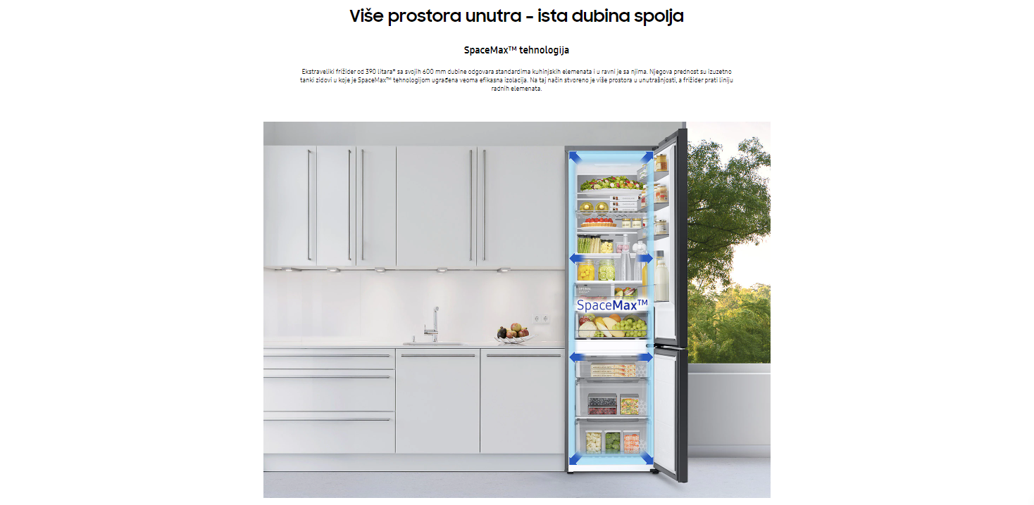 Ekstraveliki frižider sa više prostora za sve vaše namirnice Samsung NO FROST