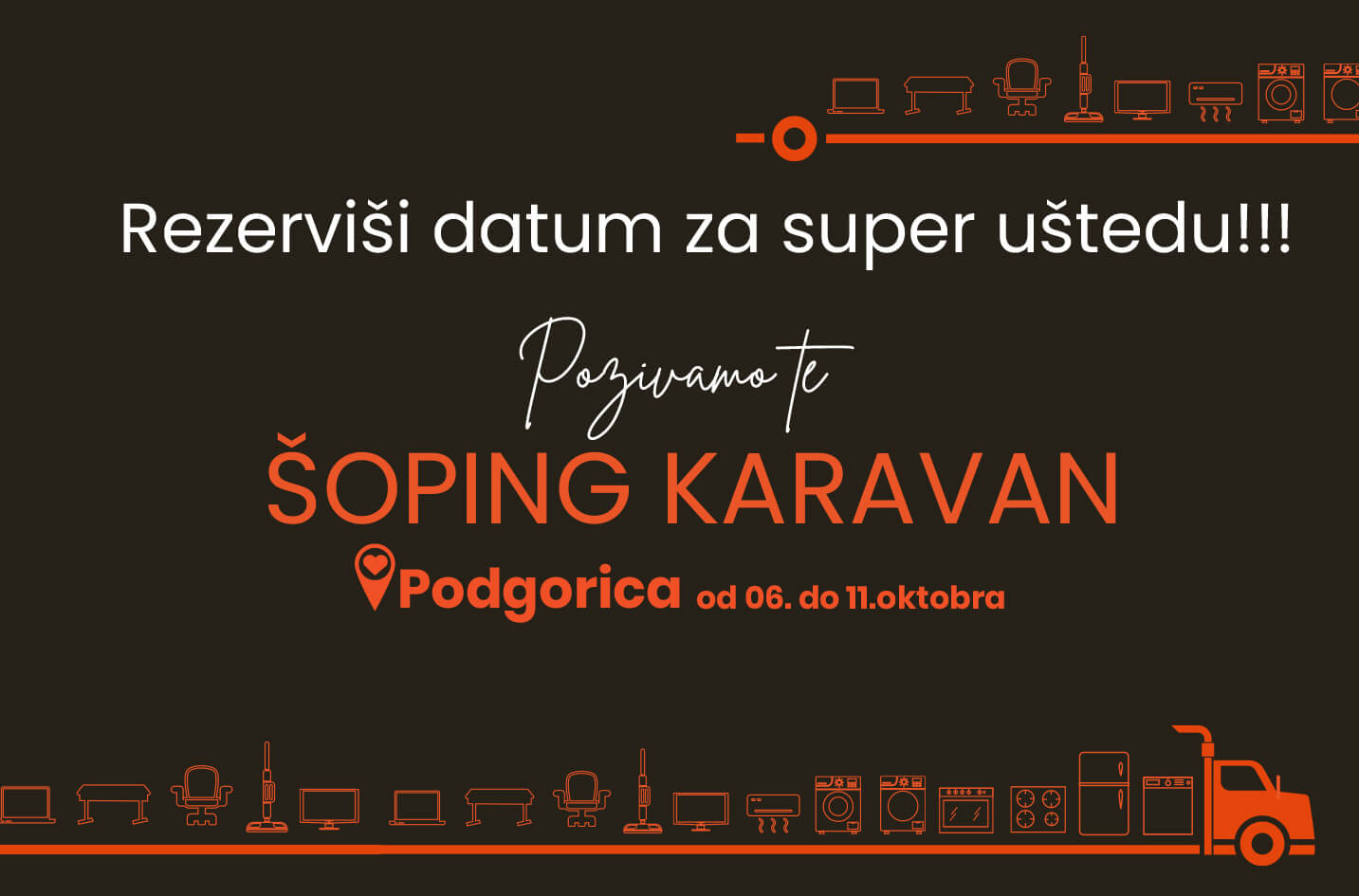 Šoping karavan: Podgorica